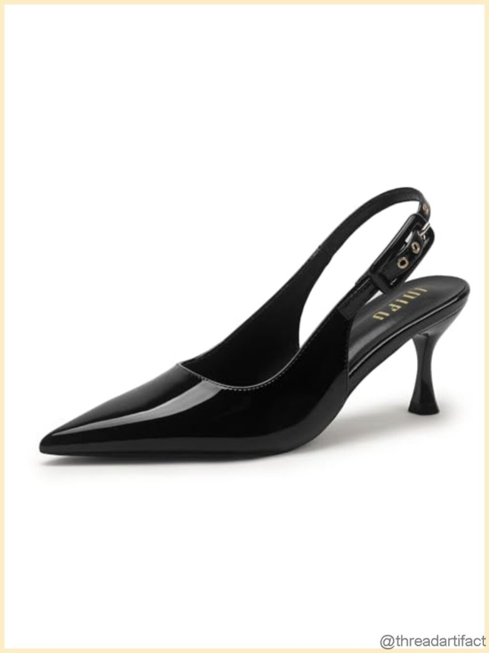 Slingback Kitten Heels Pointed Closed Toe Dress Pumps